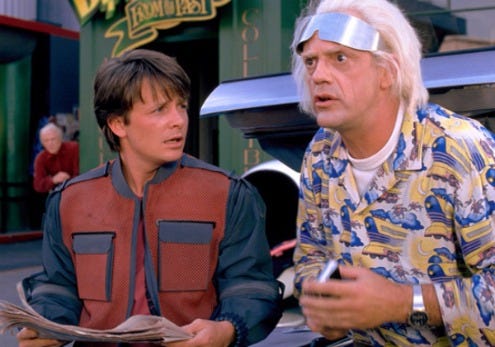 Back to the Future inside