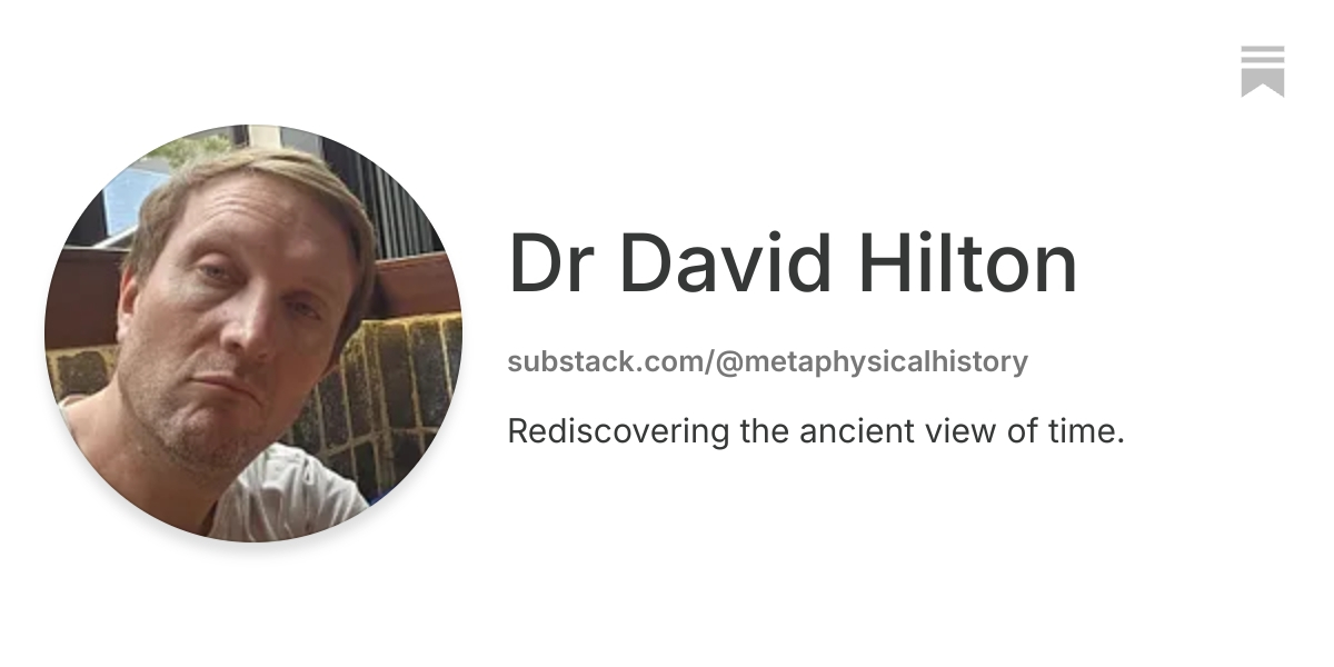 Dr David Hilton | Substack
