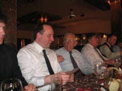 Michael Kaufmann with Nikolay in Orenburg, Russia, September 2007. Photograph copyright Center for White Rose Studies.