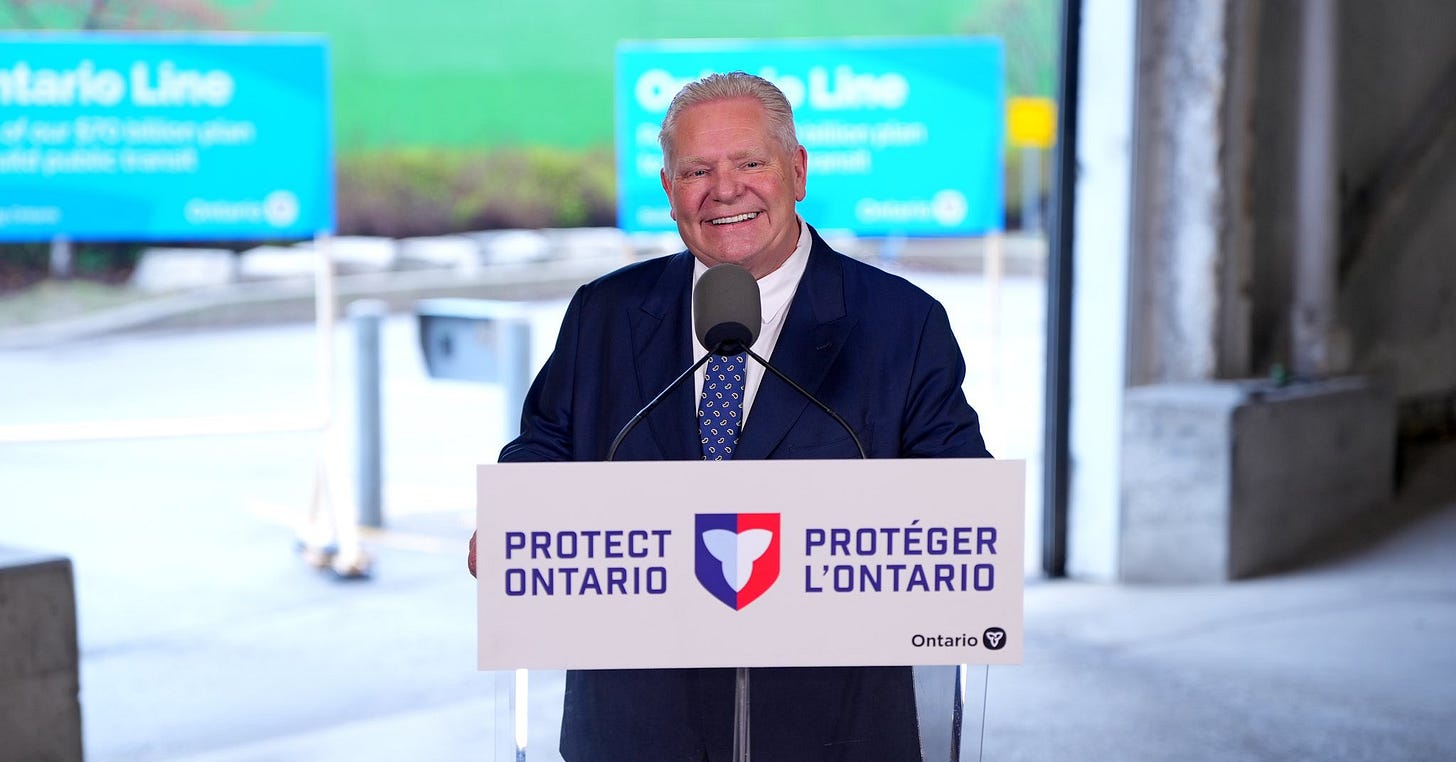 May be an image of text that says 'tarleLine tarle Line ORO Pasen CatfebUne Lino PROTECT ONTARIO PROTÉGER L'ONTARIO Ontario Y'