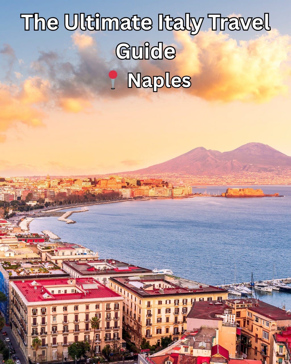 May be an image of Camogli and text that says 'The Ultimate Italy Travel Guide Naples π.Ι iiM'