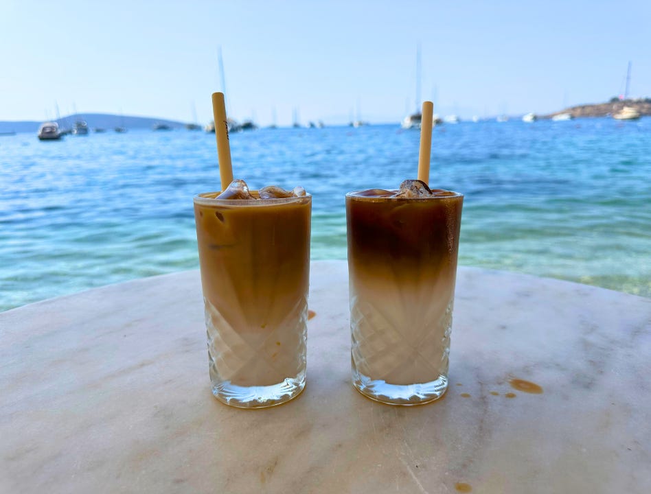 coffees at Mori, Bodrum