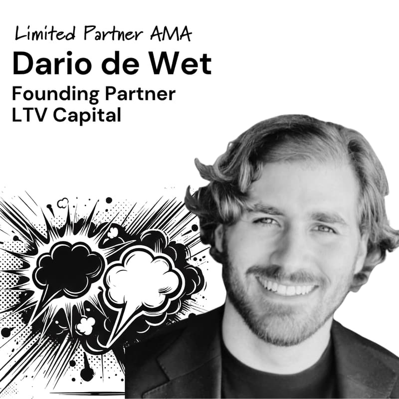 Imagem de capa para LP AMA with LTV Capital's Dario de Wet
