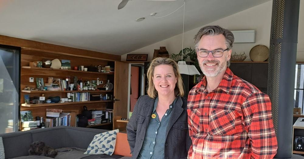 Architect Simon Anderson and Kim Bell-Anderson Architect Simon Anderson and Kim Bell-Anderson