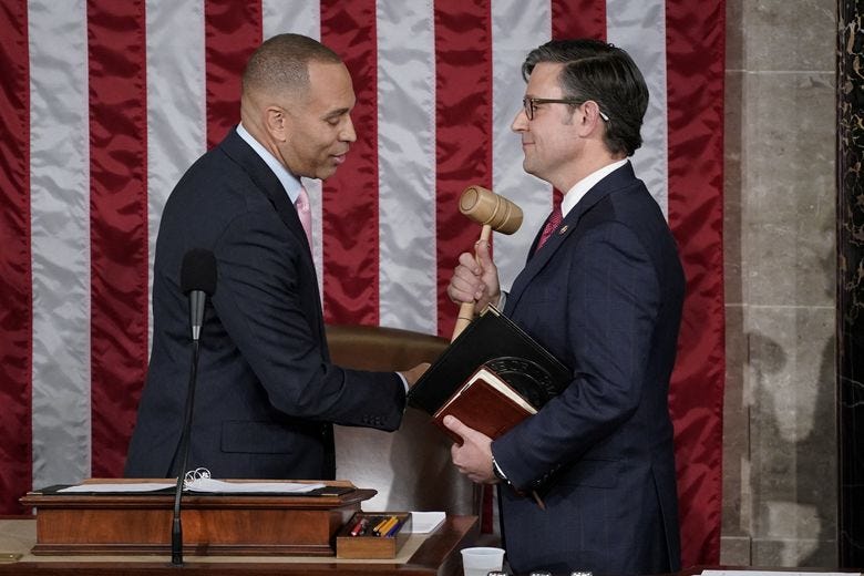 In Remarks, Mike Johnson Sees 'Common Ground' Possible With Jeffries