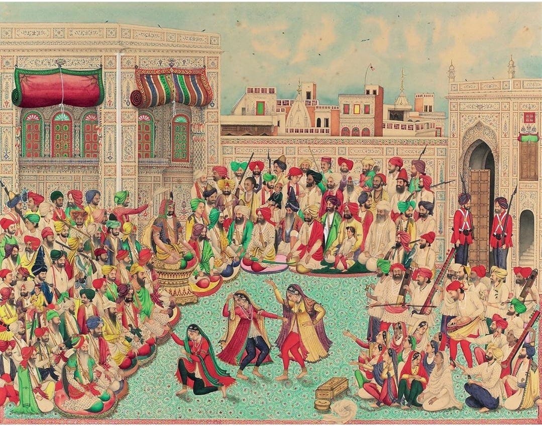 The court of Maharaja Sher Singh by Bishan Singh : r/punjabi The court of Maharaja Sher Singh by Bishan Singh : r/punjabi