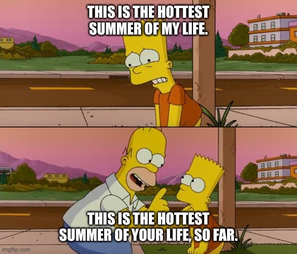 Dr. Robert Rohde on Twitter: "As global warming progresses we will continue  to see more and more hot summers. No matter how hot it seemed this year,  the hottest summer of your
