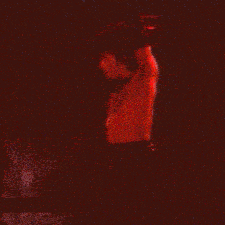 An animated loop taken from a video of Prince singing Darling Nikki on stage in 1985, all with red lighting. An animated loop taken from a video of Prince singing Darling Nikki on stage in 1985, all with red lighting.