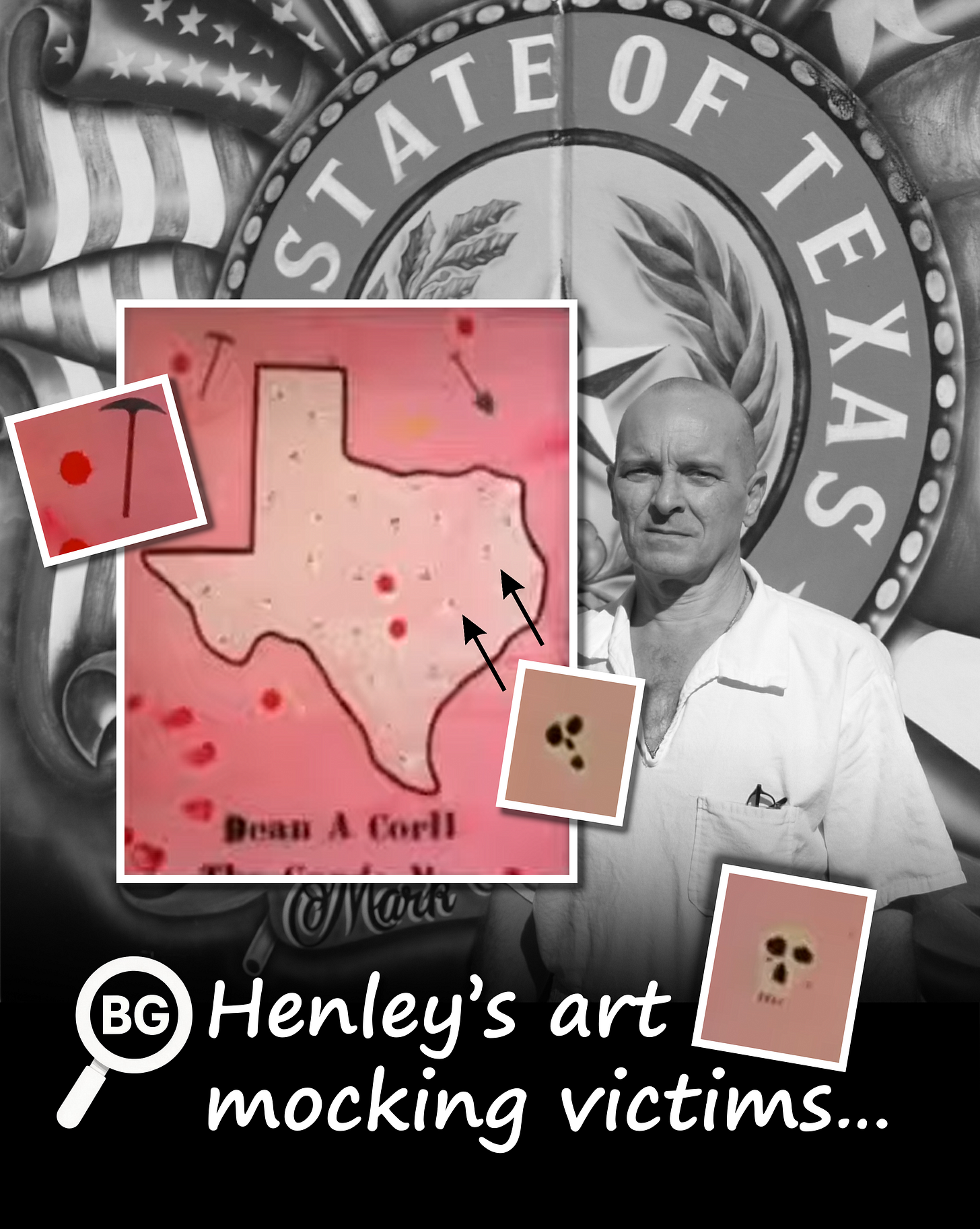 Elmer Wayne Henley artwork by Barbara Gibson | Dean Corll | Candy Man Elmer Wayne Henley artwork by Barbara Gibson | Dean Corll | Candy Man