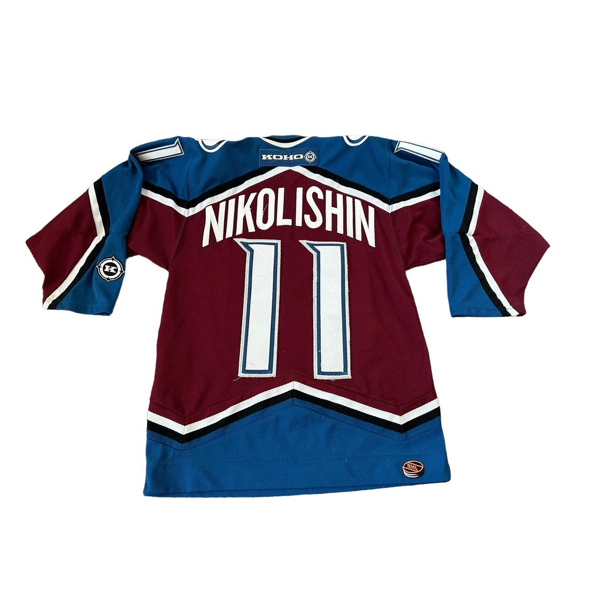 Colorado Avalanche Andrei Nikolishin KOHO Air-Knit Mens Small Stitched  Jersey