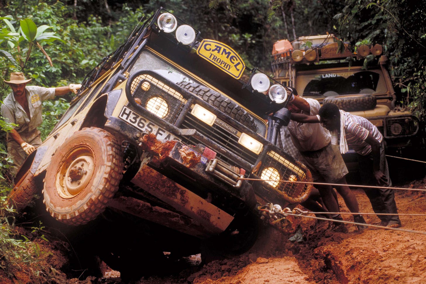 The Camel Trophy Was Land Rover's Tastefully Adventurous Overland Chal -  Petrolicious