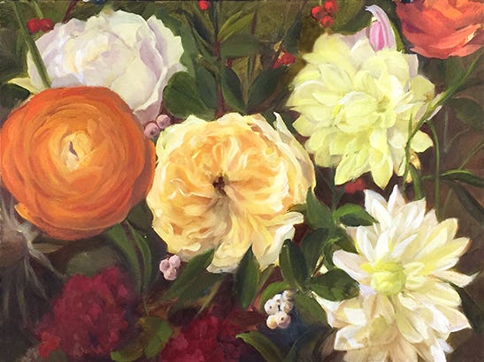 Autumn Bouquet, 9 x 12", Oil, © A. Trusty Autumn Bouquet, 9 x 12", Oil, © A. Trusty