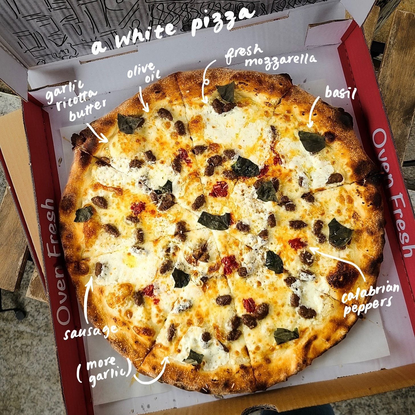 Bird Pizzeria White Pizza