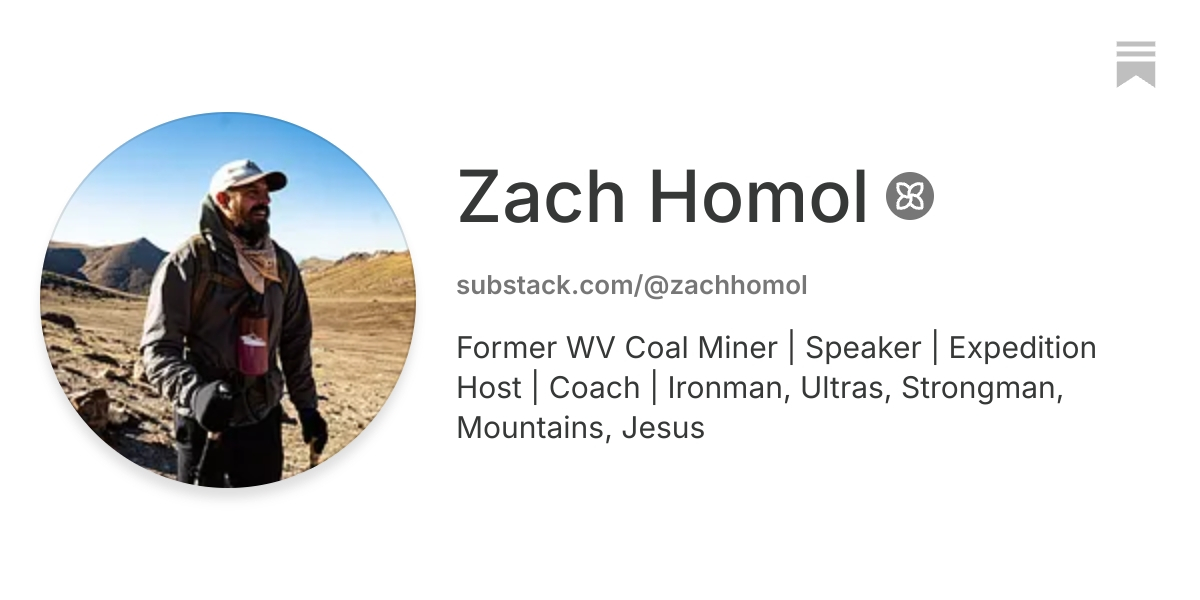 Zach Homol | Substack