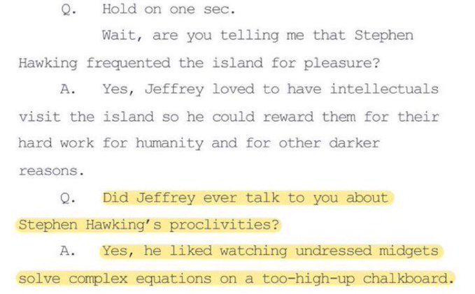 r/redscarepod - Stephen Hawking's fetish