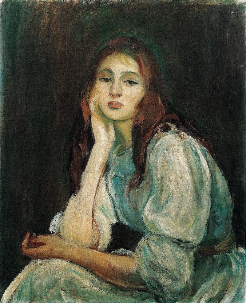 Julie Daydreaming, by Berthe Morisot, 1894 Julie Daydreaming, by Berthe Morisot, 1894