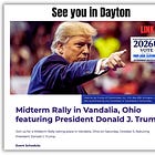 Trump comes to Ohio on Saturday
