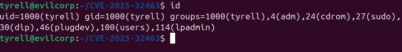 Breaking Sudo: Inside the CVE-2025-32463 Sudo Privilege Escalation
