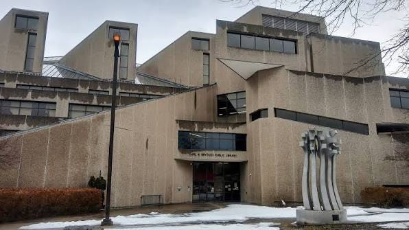 Niagara Falls, N.Y. Public library. 1974 Paul Rudolph, architect