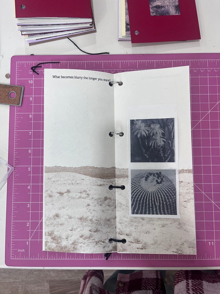 Desert Haze artist book