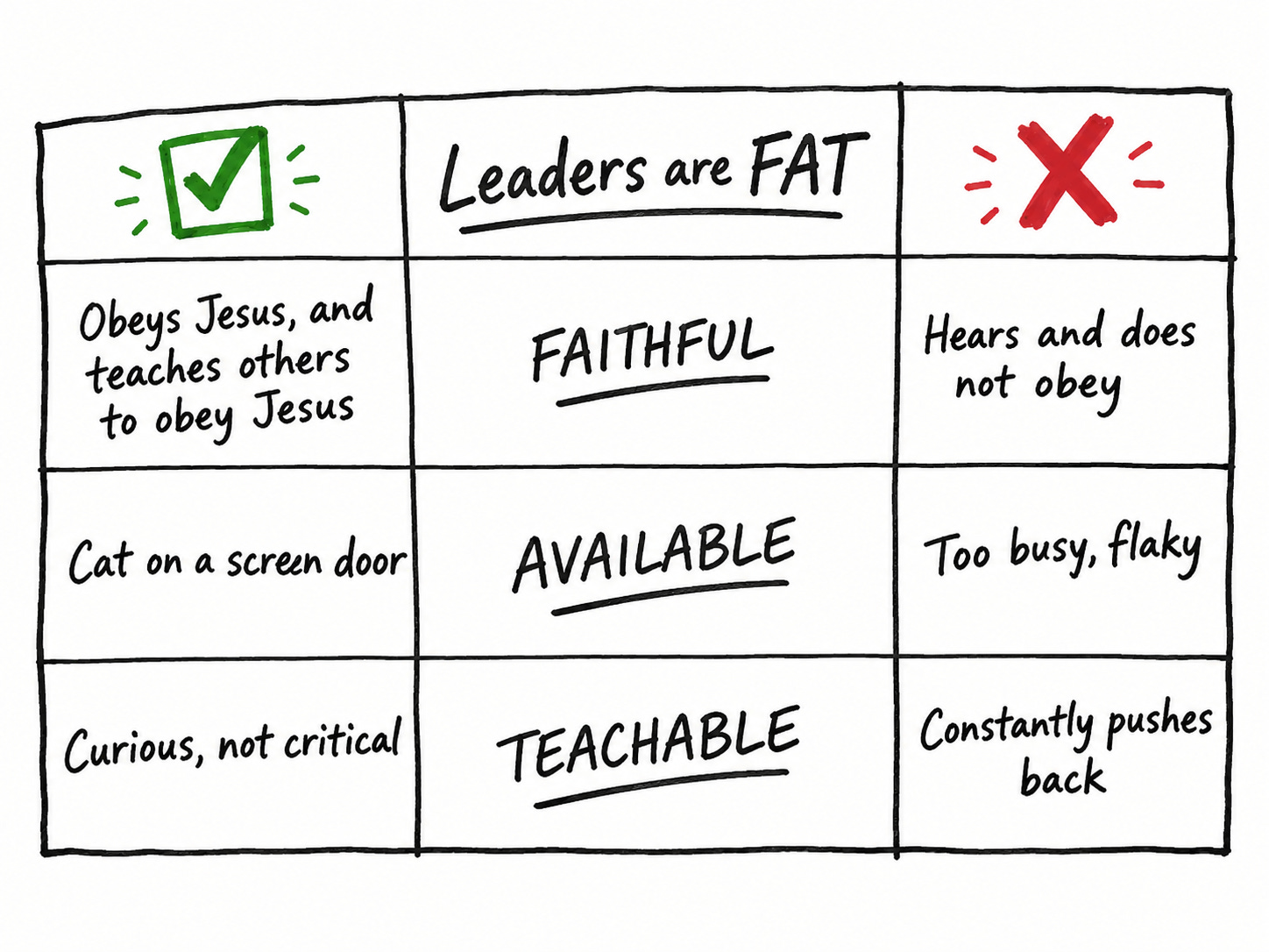 Movement Leaders are FAT