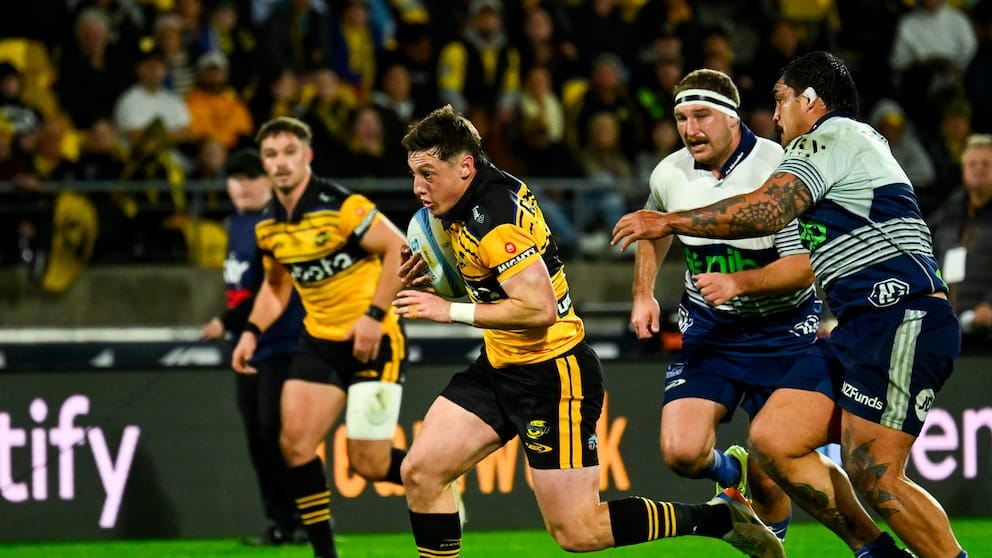 Hurricanes v Blues: Cam Roigard shares view on controversial quick tap in  semi-final - NZ Herald