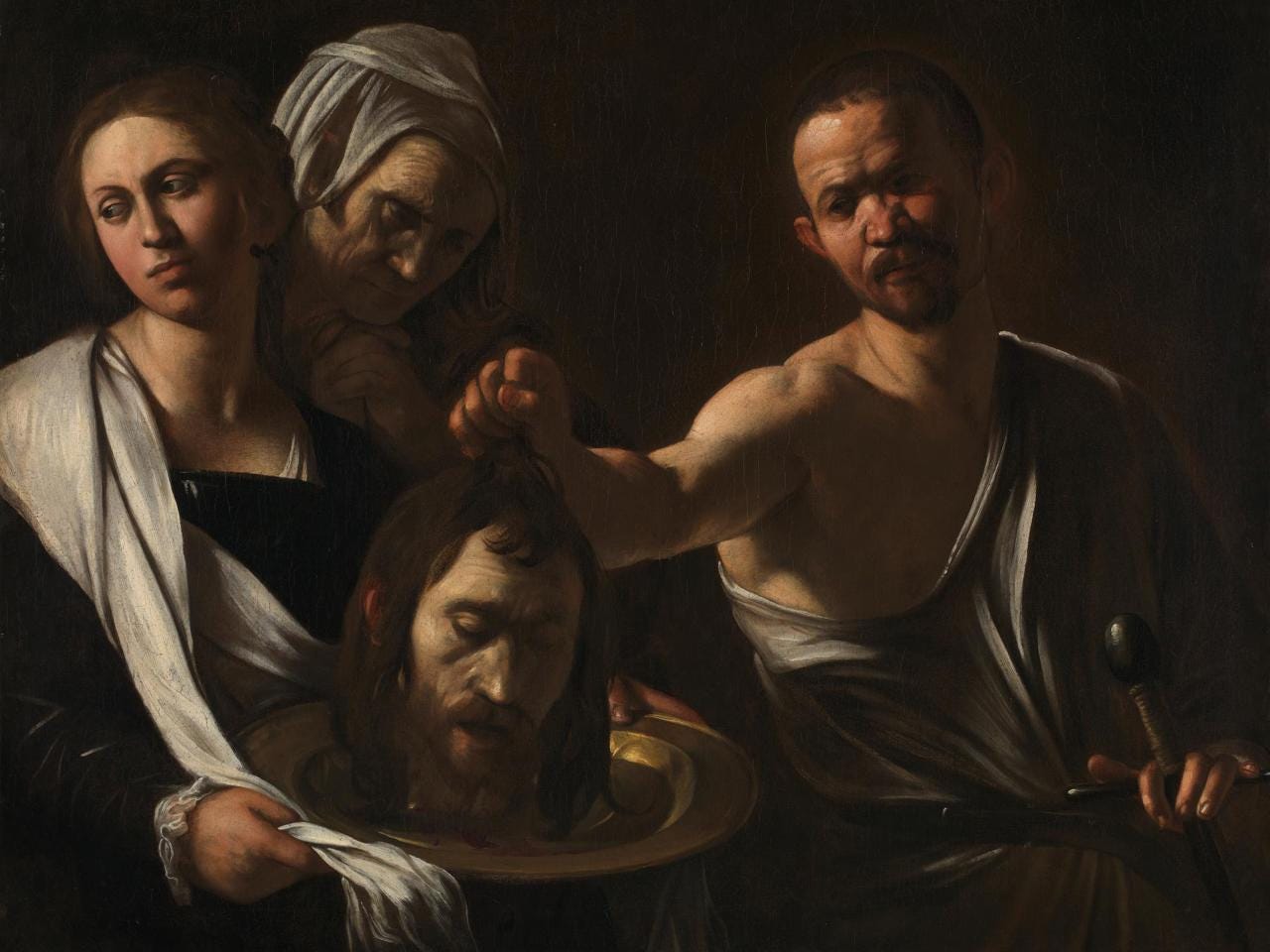 Michelangelo Merisi da Caravaggio | Salome receives the Head of John the Baptist | NG6389 | National Gallery, London Michelangelo Merisi da Caravaggio | Salome receives the Head of John the Baptist | NG6389 | National Gallery, London