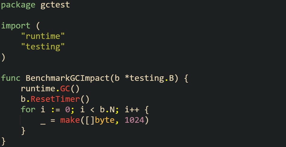 Go Testing Benchmarks and How They Are Measured