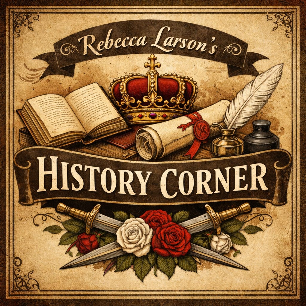 Rebecca Larson's History Corner logo