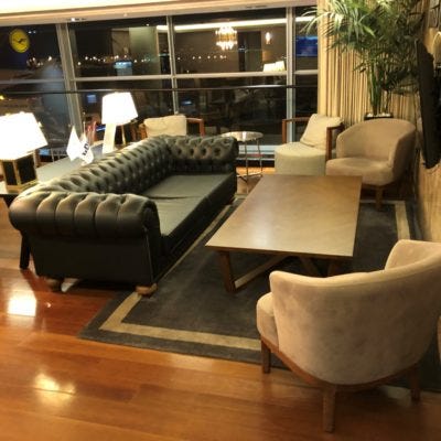 Washington IAD Turkish Airlines lounge