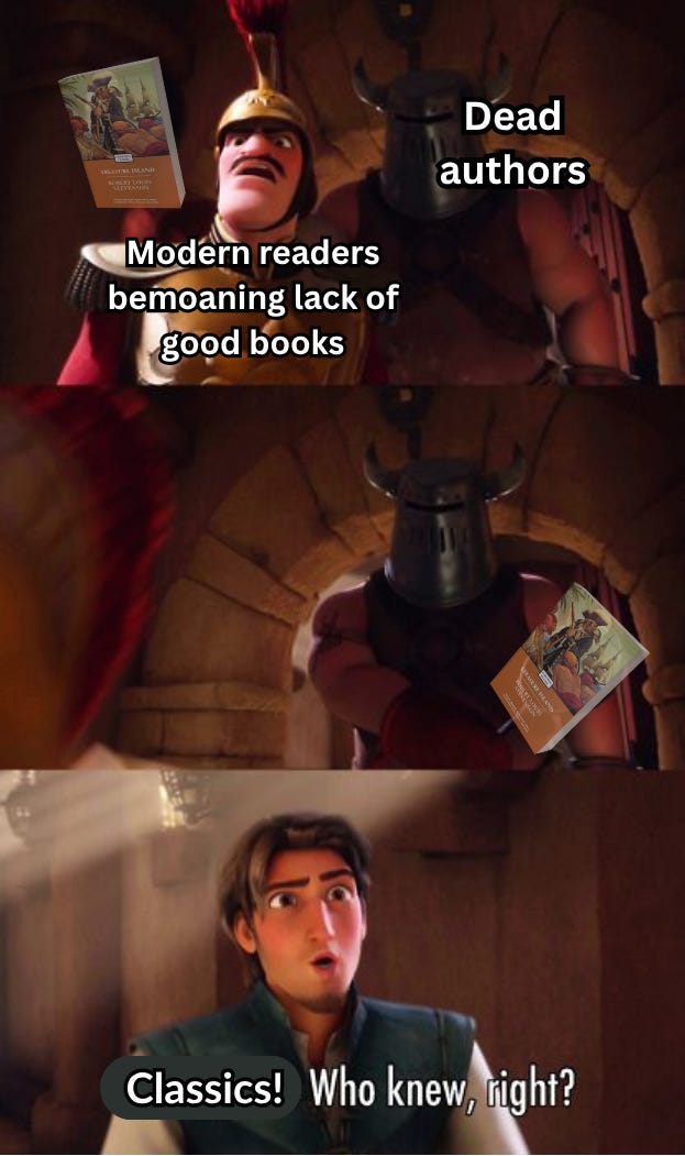 Classics: Who knew, right? (Variant of the Tangled meme)