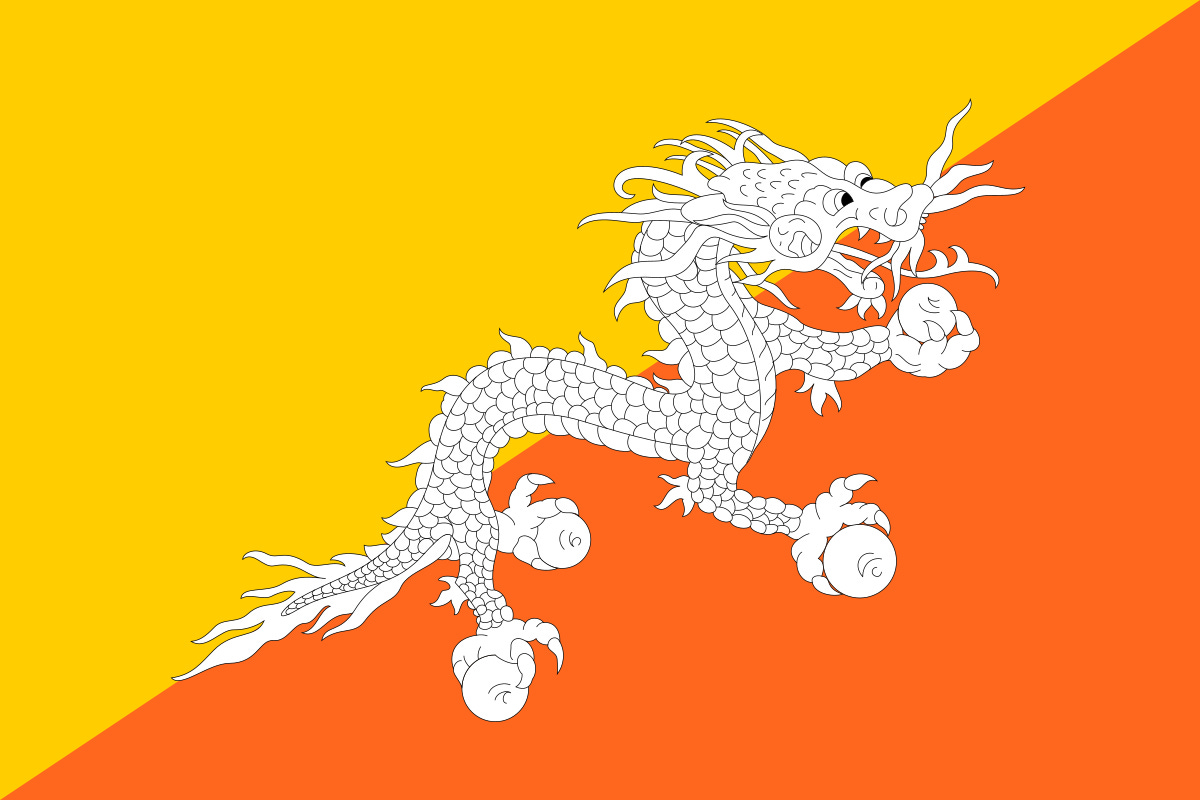 Flag of Bhutan - Wikipedia