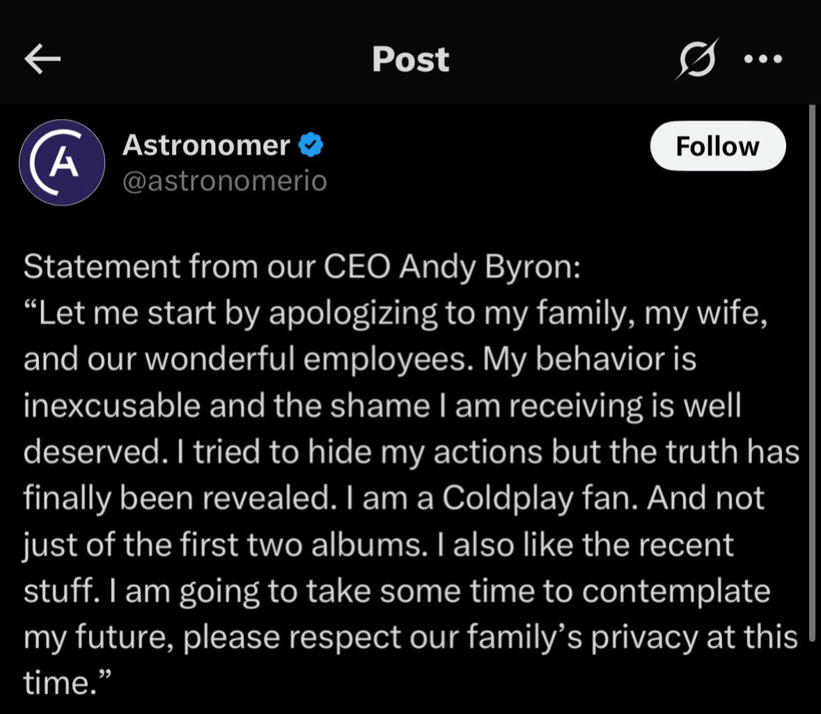 Astronomer CEO