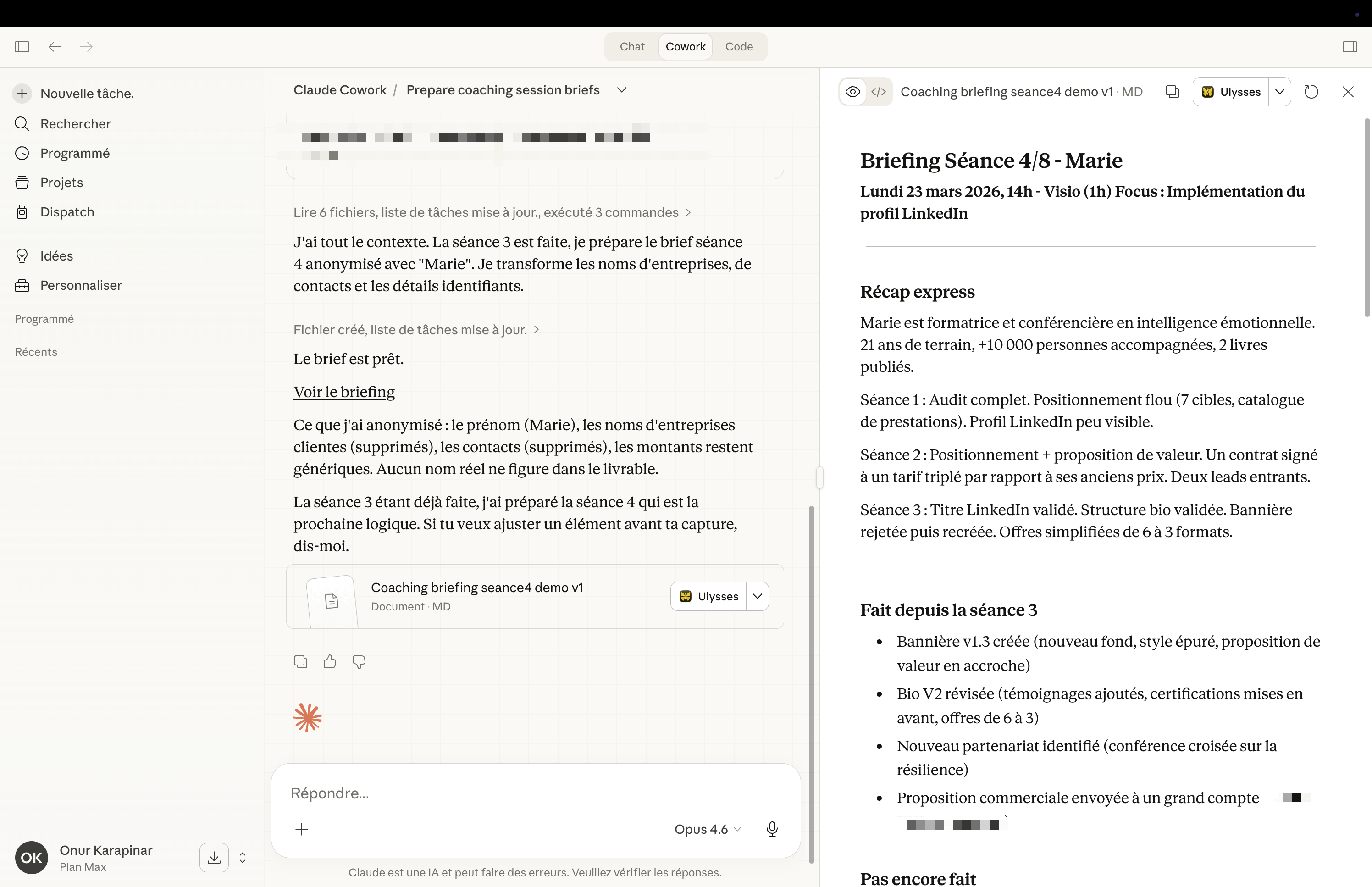 Claude Cowork + Project : Le guide complet pour le configurer en 15 min