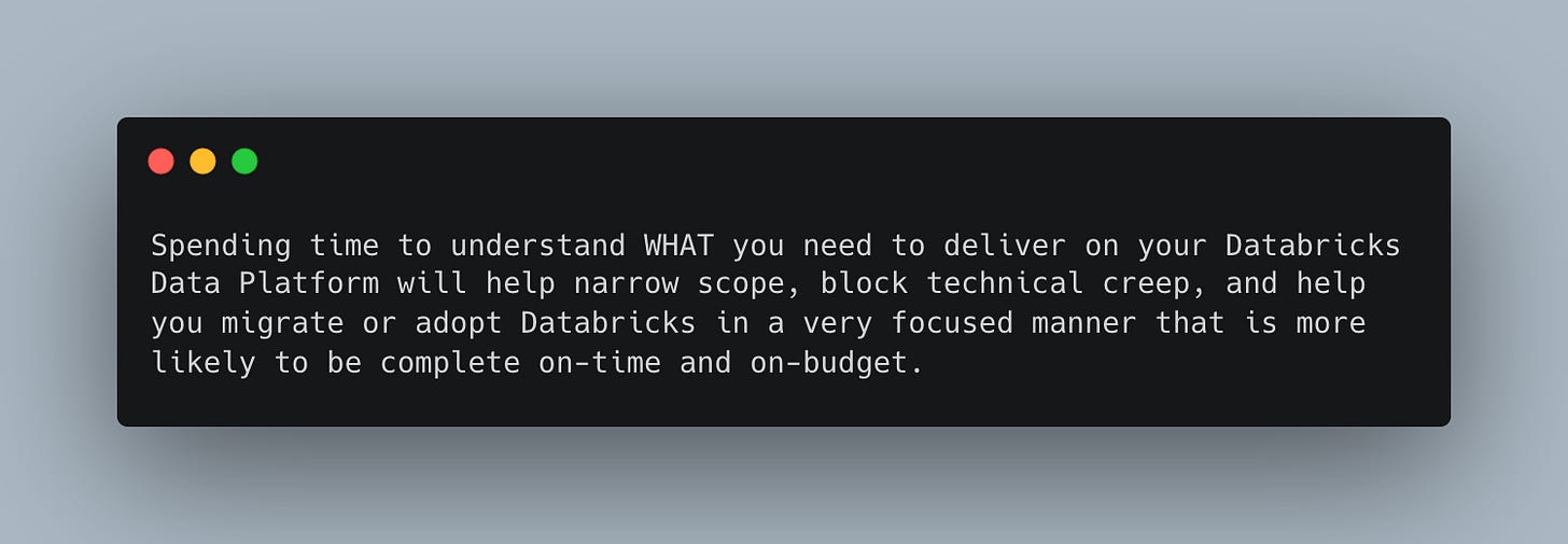 Databricks Adoption/Migration Guide - by Daniel Beach