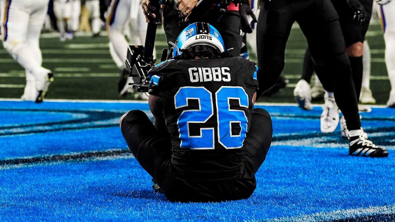 HIGHLIGHT: Gibbs' fourth TD of night ties Lions' franchise record for a single game HIGHLIGHT: Gibbs' fourth TD of night ties Lions' franchise record for a single game