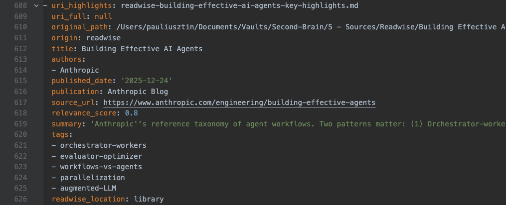 Index Single Sample Screenshot