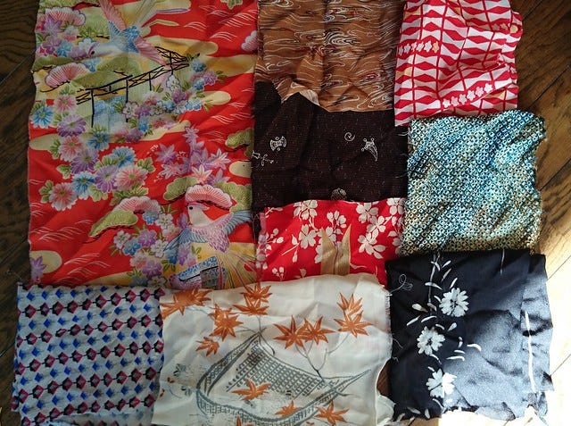 Kimono Silk Scraps Kimono Silk Scraps