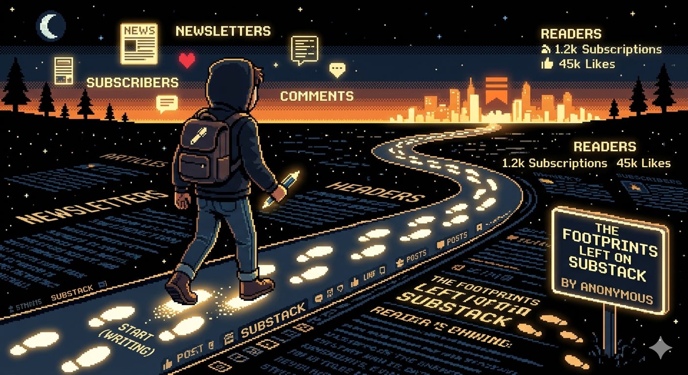 The Footprints left on Substack