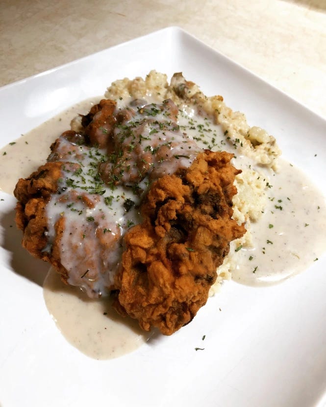 Country-fried Venison Steak and Nordic-Braised Venison Roast