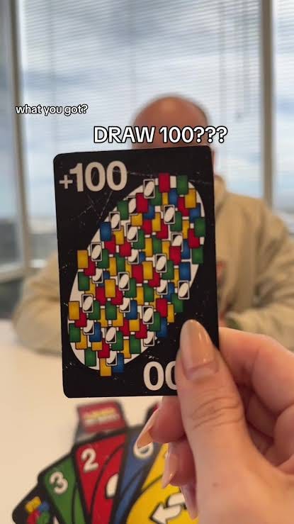 Draw 100, you fools. #UNOShowEmNoMercy #AprilFools | uno no mercy | TikTok