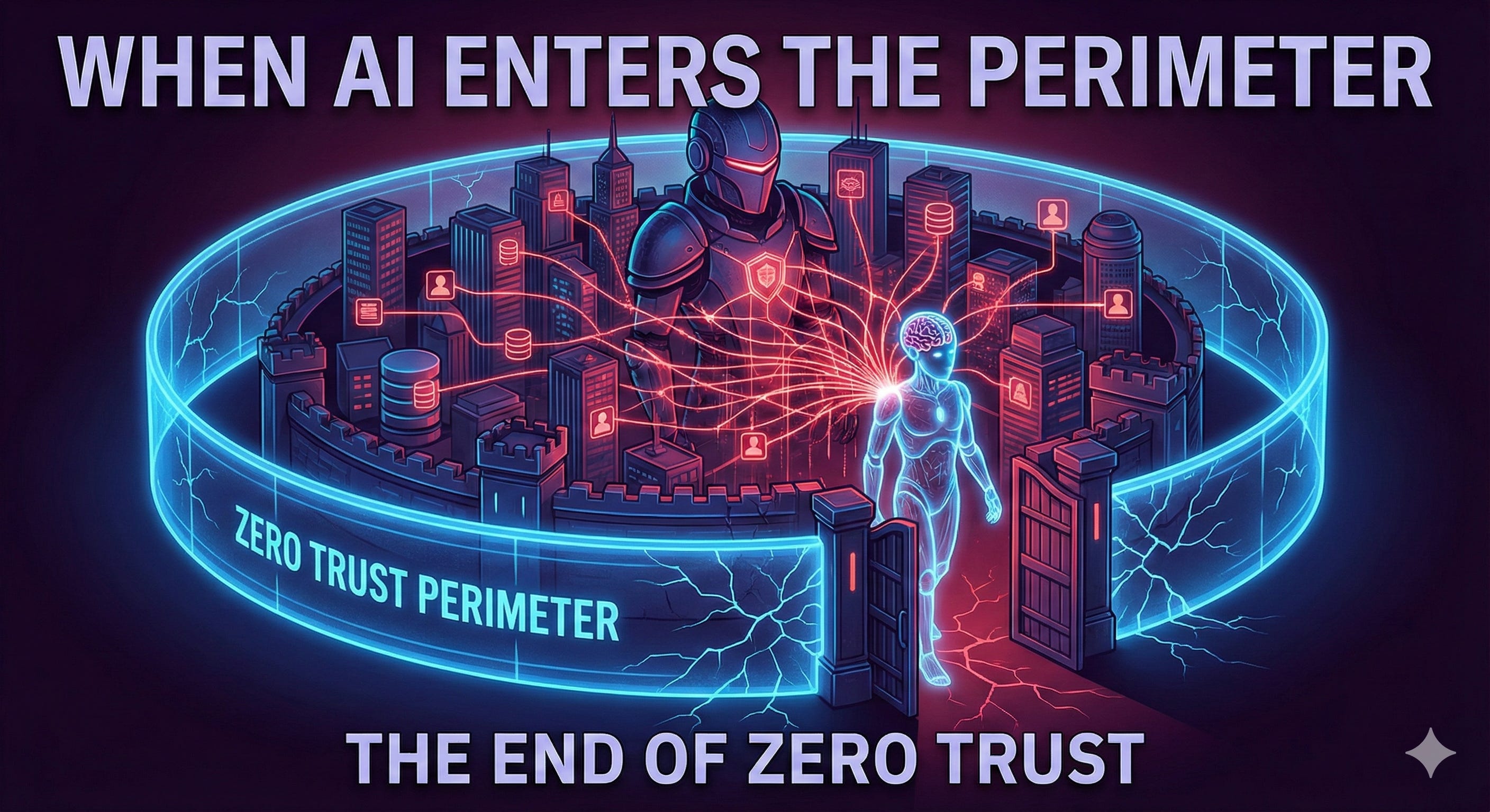 When AI Enters the Perimeter: The End of Zero Trust