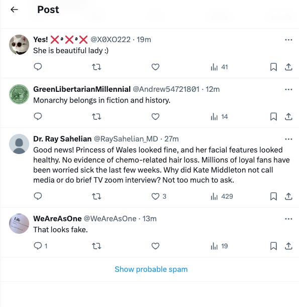 A post on social media platform X A post on social media platform X