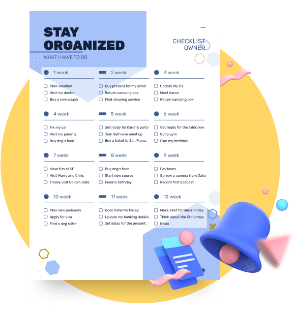 How a checklist can help you How a checklist can help you