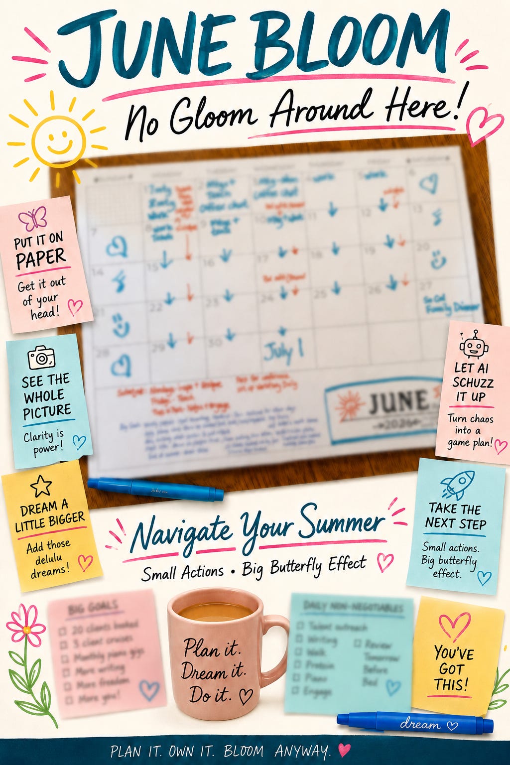 karen michaels social butterfly planner june no gloom here karen michaels social butterfly planner june no gloom here