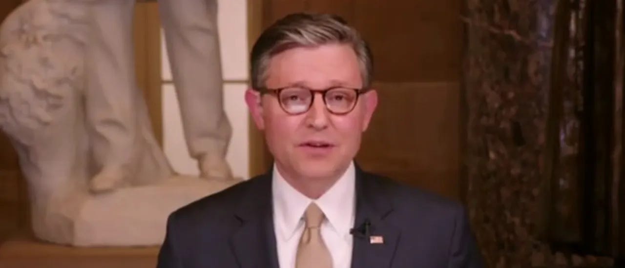 Mike Johnson Explains Why He Didn't Eject Democrats Who Disrupted Trump Address Mike Johnson Explains Why He Didn't Eject Democrats Who Disrupted Trump Address