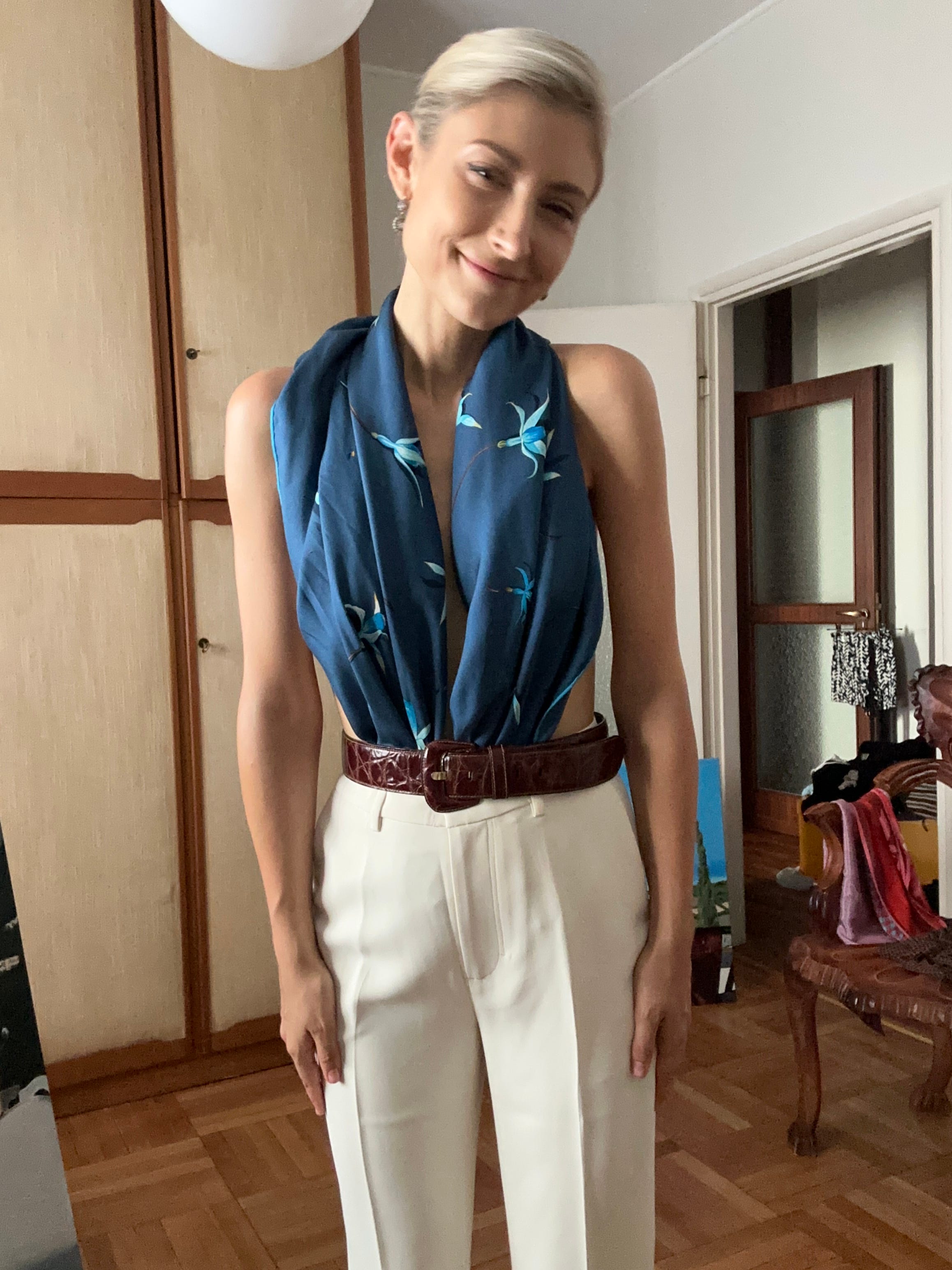20 Ways to Style A Silk Scarf - by Jenny Walton display picture 1