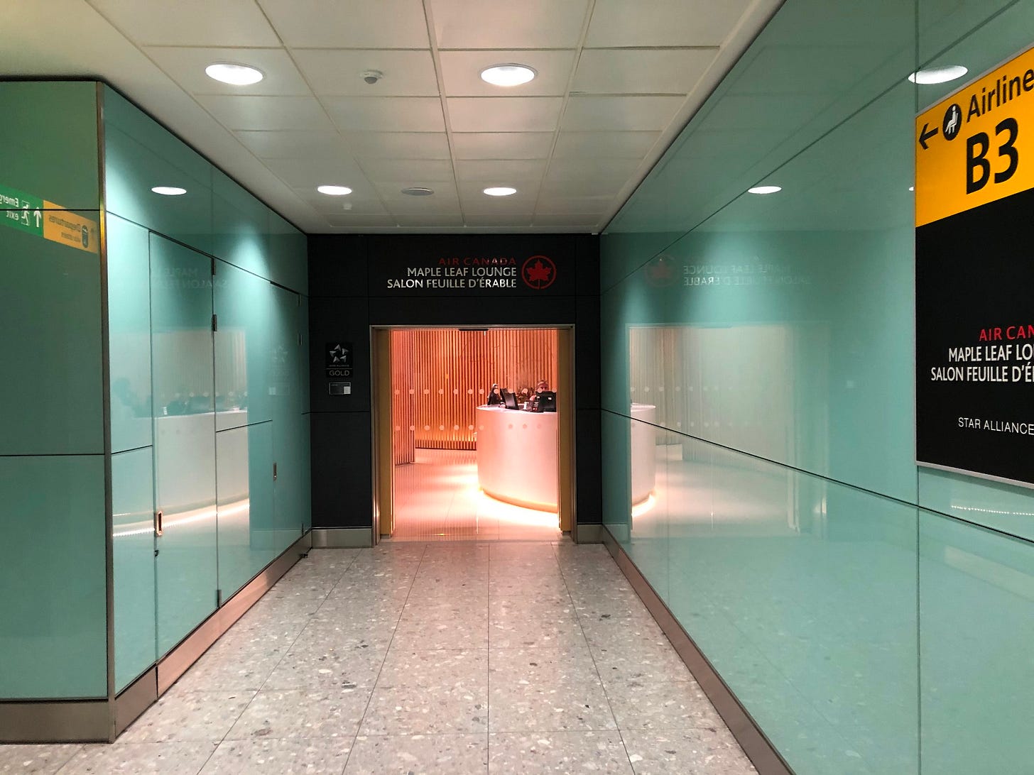 Air Canada Maple Leaf Lounge T2B LHR