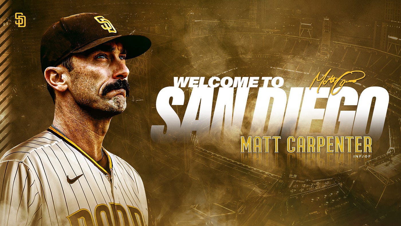 Padres Sign INF/OF Matt Carpenter To One-Year Contract | by FriarWire |  FriarWire