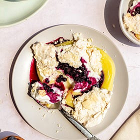 Lemon Blueberry Eton Mess
